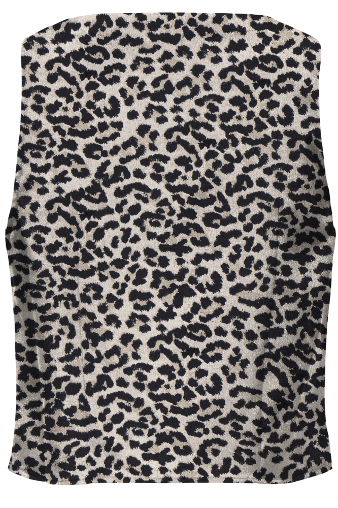 ONLNOVA LIFE ELITE S/L TIE VEST AOP 15351765 Mocha Merinque/670 LEO